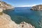 Sostis Bay. Cretan beach. Mediterranean landscape. Greece