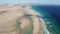 Sotavento beach, aerial view. Fuerteventura, Canary Islands