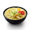 Soto Noodles Indonesian Food Isolated background