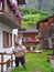 Sottoguda: the last village before Marmolada. Typical village in Dolomites