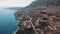 Souda Bay, Ormos Soudas near Chania, Greece by drone