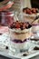 SoufflÃ© with berries and granola