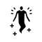 soul human glyph icon vector illustration