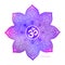 The Soul Star Chakra symbol vector illustration. For logo yoga healing