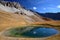 Souliers lake located above Izoard Pass