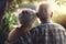 Soulmates Embracing in Old Age: A Love that Withstood the Test of Time