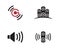 Sound icon vector illustration