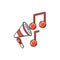 sound megaphone audio isolated icon