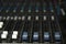 Sound mixer board faders