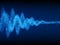 Sound wave. Music background. Energy flow. Audio wave design. Abstract technology background