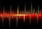 Sound wave rhythm background. Spectrum color digital Sound Wave equalizer, technology and earthquake wave concept, music design