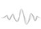 Sound wave vector background. Audio music soundwave. Voice frequency form illustration. Vibration beats in waveform