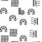 Soundproofing Building Material Icons Set Vector