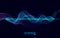 Soundwave vector abstract background. Music radio wave