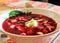 Soup of beets, cucumbers and eggs - cold meat