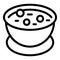 Soup culinary creation icon outline vector. Fresh market