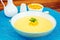 Soup of Mashed Potato with Corn