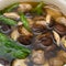 Soup with Shiitake,chinese cabbage and mince pork