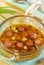 Soup with smoked sausages