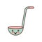 Soup spoon cutlery kawaii character