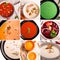 Soups puree photo collage