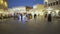Souq Waqif in Doha Qatar main street zooming in shot at night