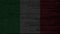 Source code and flag of Italy. Italian digital technology or programming related 3D rendering