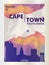 South Africa Cape Town skyline city gradient vector poster