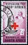 SOUTH AFRICA - CIRCA 1963: A stamp printed in South Africa shows Centenary Emblem and Nurse, circa 1963.