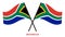 South Africa Flag Waving Vector Illustration on White Background. South Africa National Flag