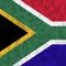 South Africa oil painting. South African emblem drawing canvas.