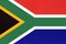 South Africa republic national fabric flag, textile background