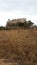 South African bushveld game reserve view of a rocky outcrop