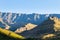 South African landmark, Amphitheatre from Royal Natal National Park.