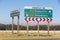 South African road signs in the Western Cape.