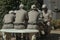 South African Traffic Police sitting at a table together