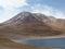 South America Chile San Pedro Atacama Desert Highland Lagoon Chilean Nature Fresh Snow Icy Gracious Mountain Panoramic View
