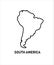 South america map icon,vector best illustration design icon.