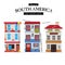 South America townhouse. home set -