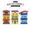 South America townhouse. home set -