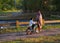 South Asian Immigrant Family at New England Park