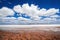 South Australia â€“ Outback desert with dry Salt Lake Eyre as panorama