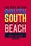 South beach surf beach and sand,t-shirt design vector