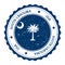 South Carolina flag badge.