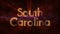 South Carolina - shiny looping state name text animation