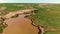 South Dakota Landscape. South Dakota Black HIlls. Aerial view