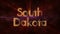 South Dakota - shiny looping state name text animation