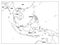 South East Asia political map. Black outline on white background with black country name labels. Simple flat vector