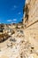 South-eastern corner of Temple Mount walls with Robinsonâ€™s Arch and Davidson Center archeological park in Jerusalem, Israel