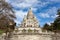 The south facade of the basilica of the Sacre-Coeur, or sacred heart, in Montmartre, Paris